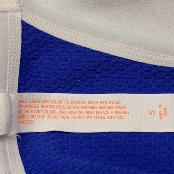 Colsie Women's Contrast Trim Layered Bralette - Blue Size S NWT - Picture 5 of 6